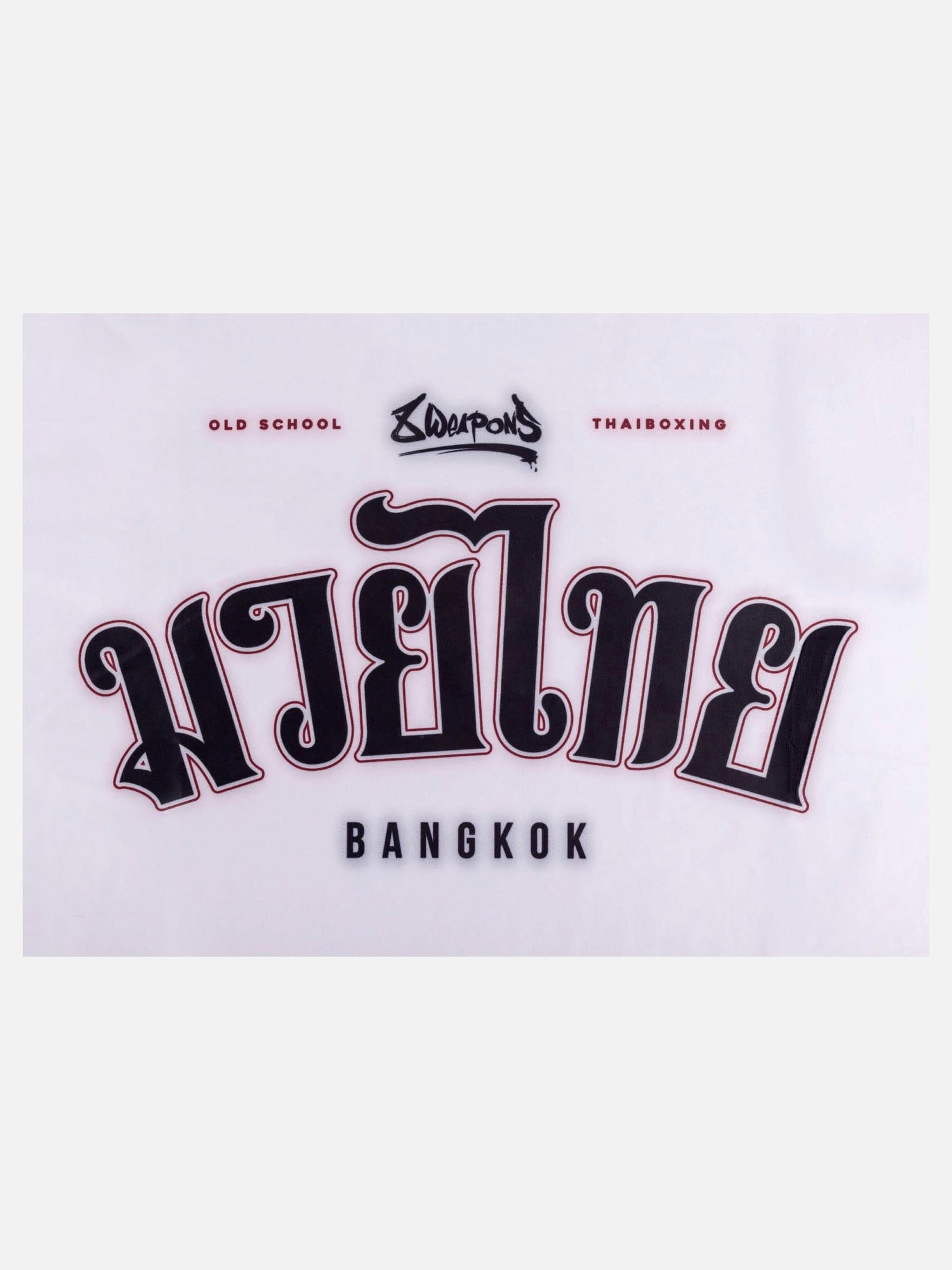 8 WEAPONS Triko Bangkok – Bílé/Černé