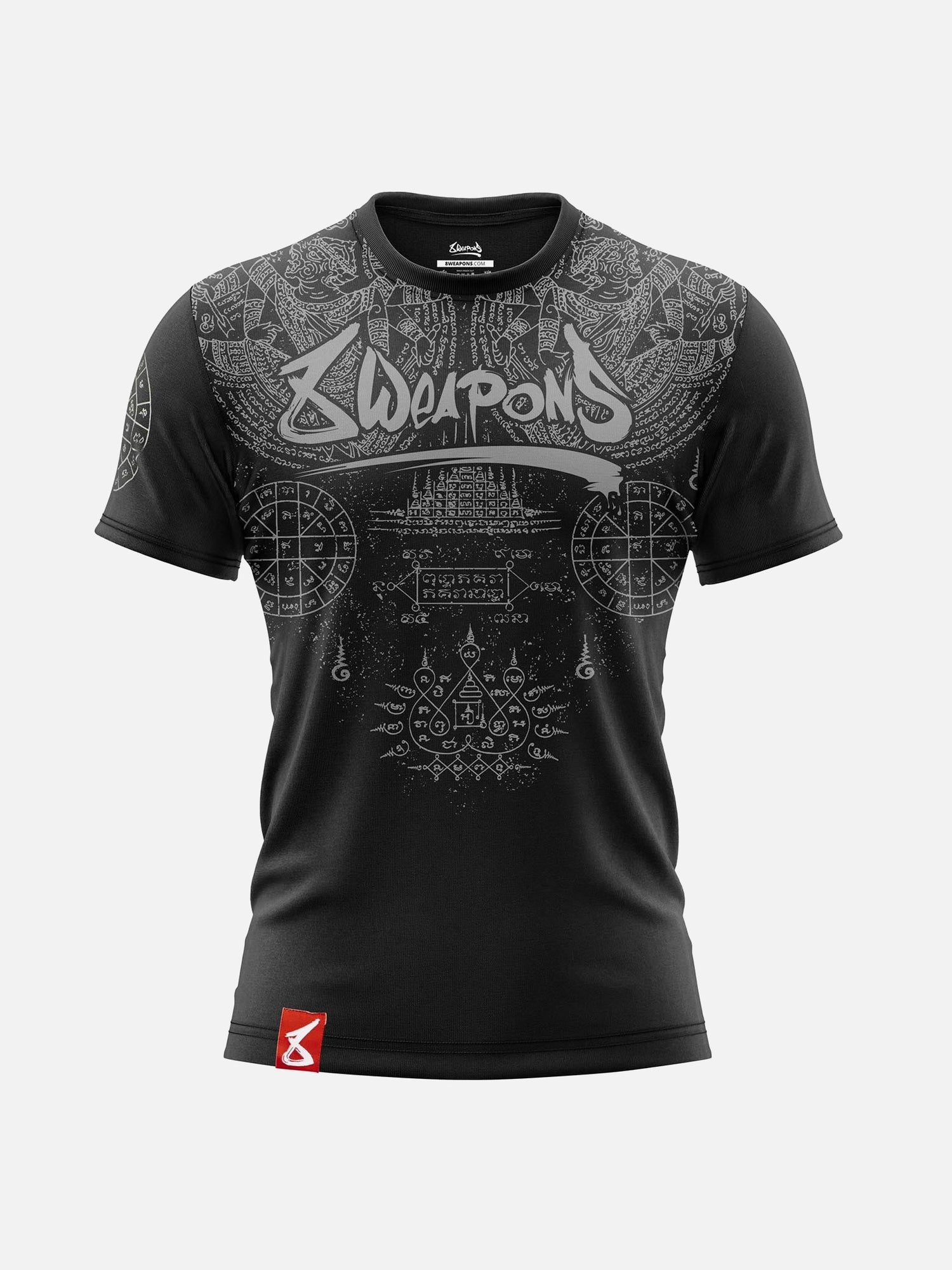 8 Weapons T-Shirt Yantra – Sort