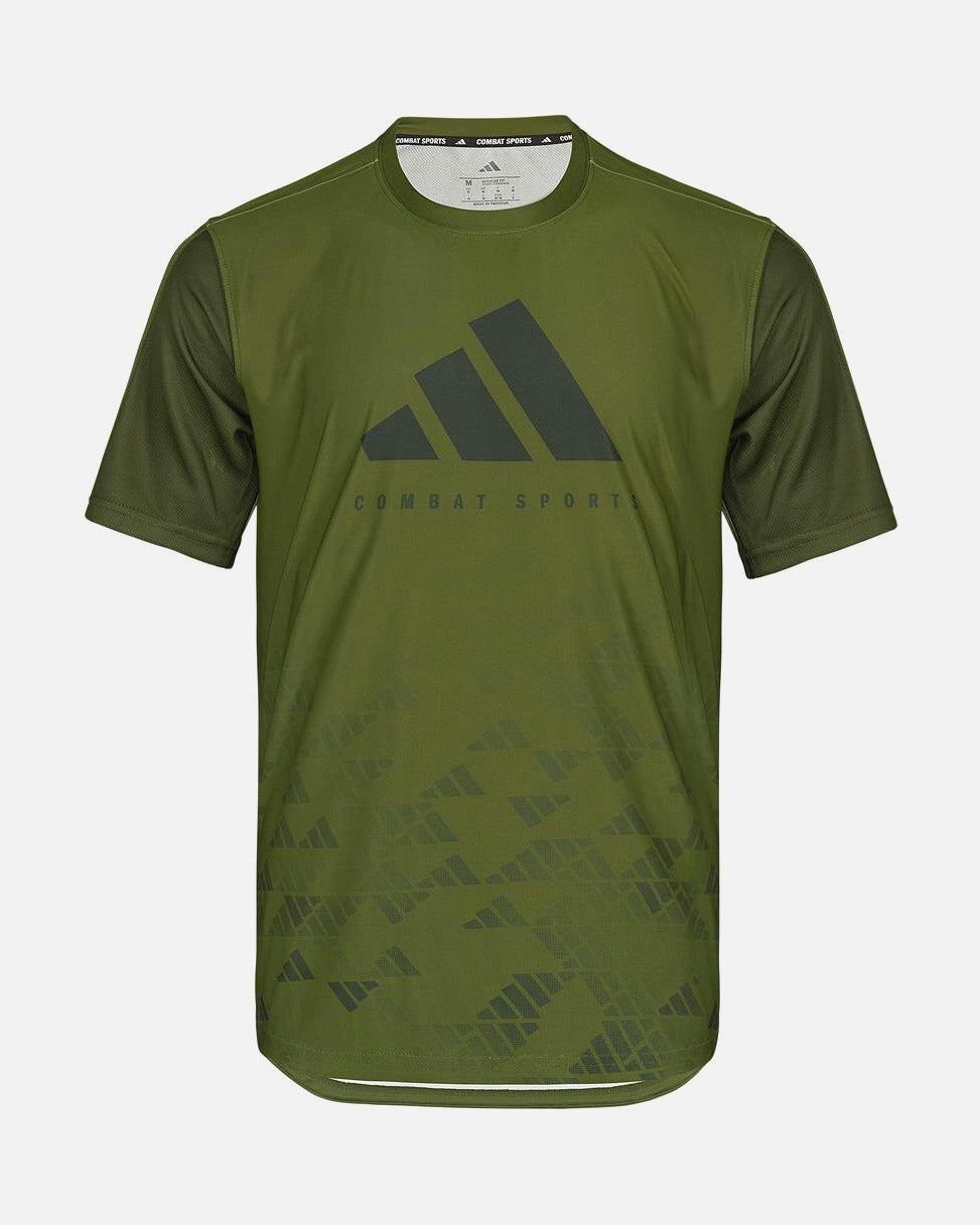 Adidas Trička Tech Line – Olivová