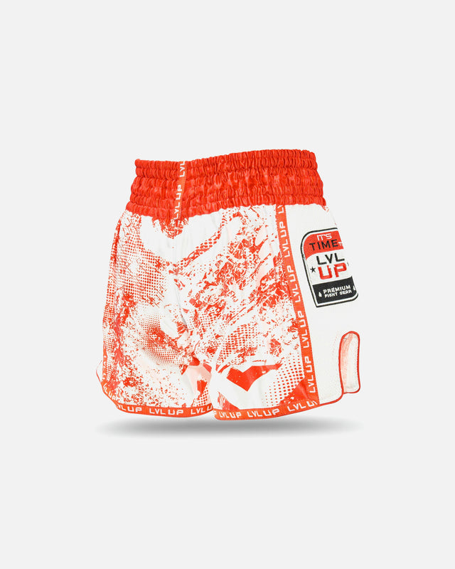 Pantaloncini Muay Thai LVL UP Stadium – Rosso