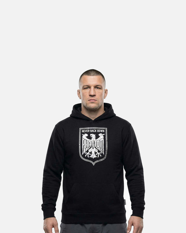 Sudadera con capucha Phantom Athletics Germany – Negro/Blanco
