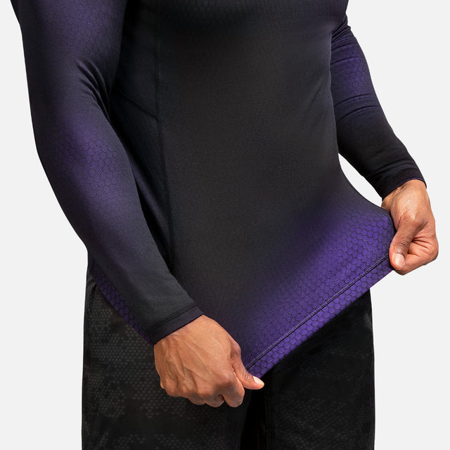 Hayabusa Rashguard Fusion Lange ærmer - Sort/Lilla