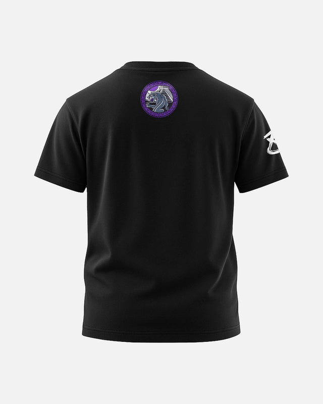 8 WEAPONS T-Shirt Beastial Panther - Sort/Lilla