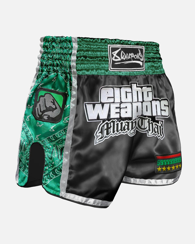8 WEAPONS Muay Thai shorts West Coast – Grøn