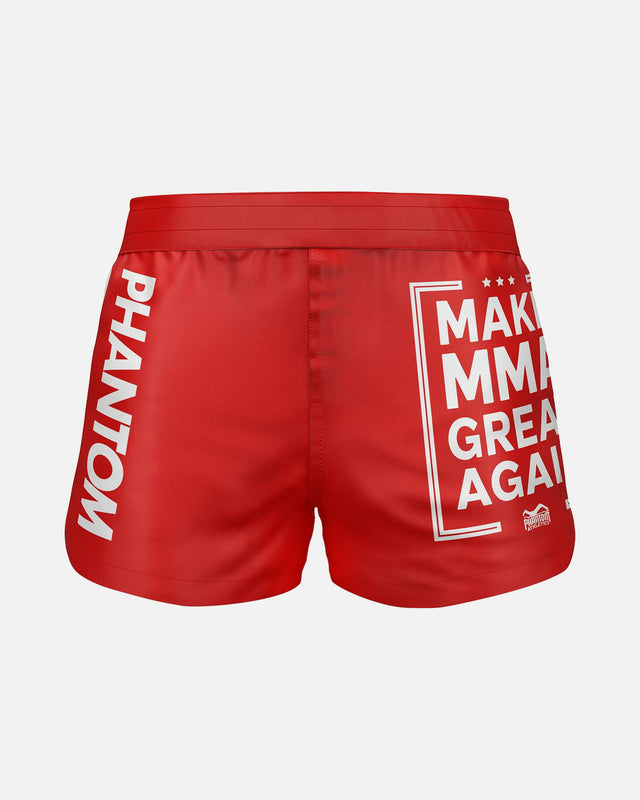 Spodenki MMA Phantom Athletics Fusion-R Make MMA Great Again – Czerwone