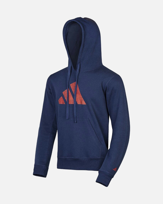 Adidas Hoodie Perfo Script Graphic - Azul