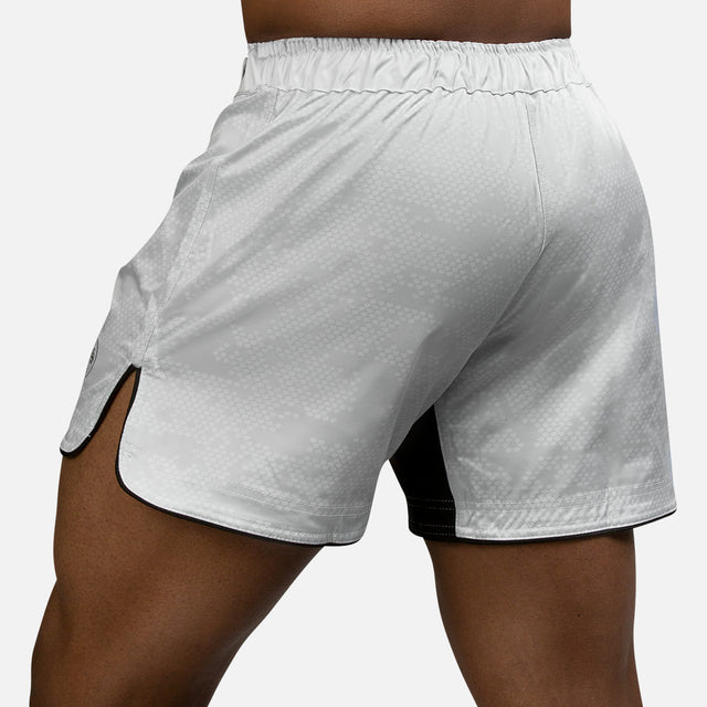 Hayabusa MMA-shorts Hex Mid-Thigh – Hvid