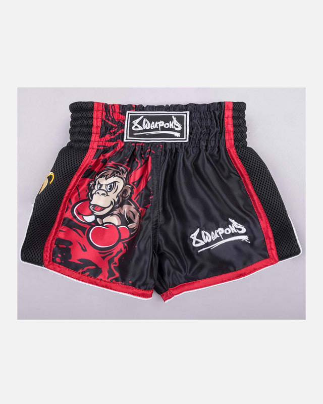 8 WEAPONS Muay Thai shorts Joe - Sort/Rød
