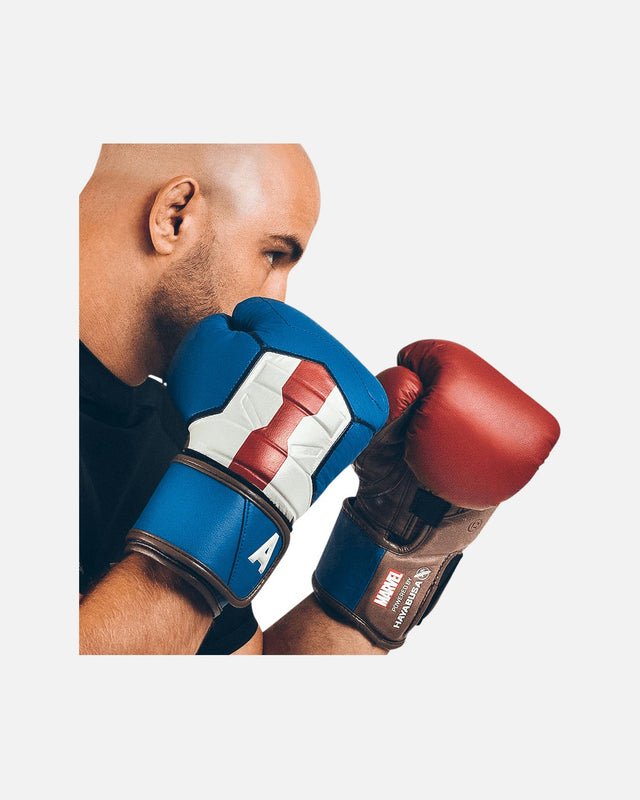 Luvas de boxe Hayabusa x Marvel Captain America – Vermelho/Branco/Azul