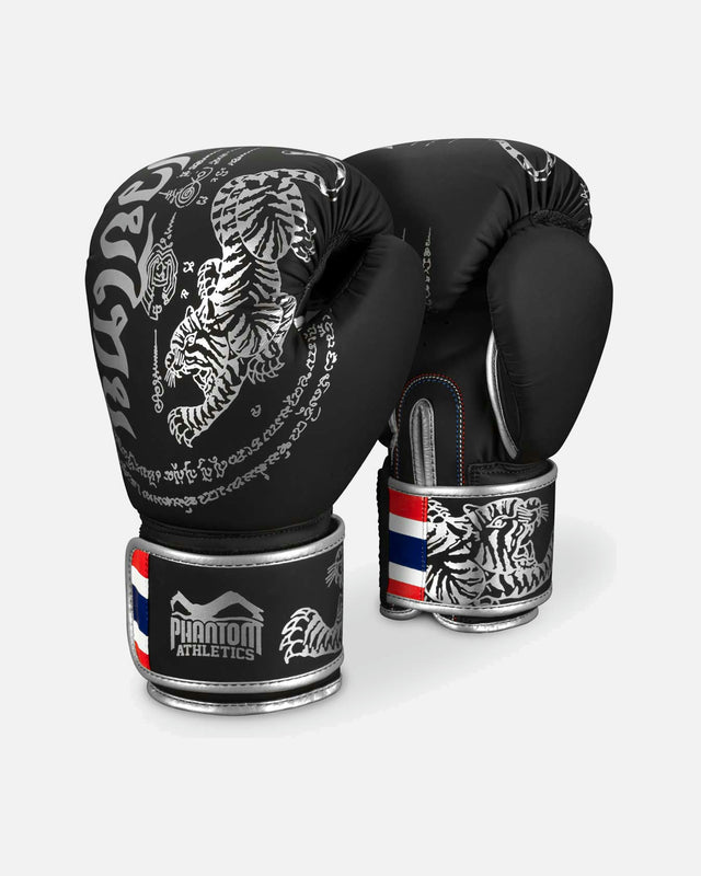 Phantom Athletics Boksehandsker Muay Thai – Sort/Sølv