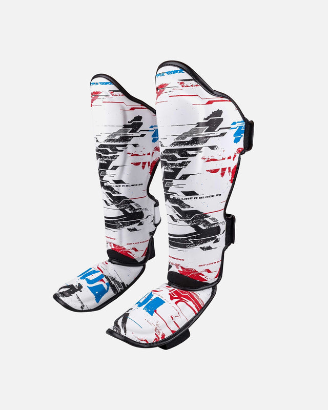 8 WEAPONS Shin guards Cut Like a Blade 2.0 - White