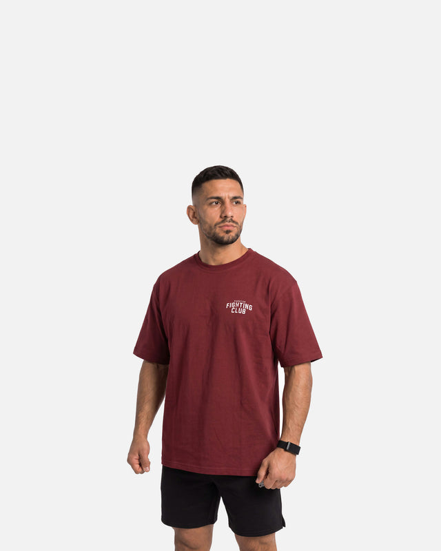 Phantom Athletics T-Shirt FIGHTING CLUB Oversize Heavy - Bordeaux