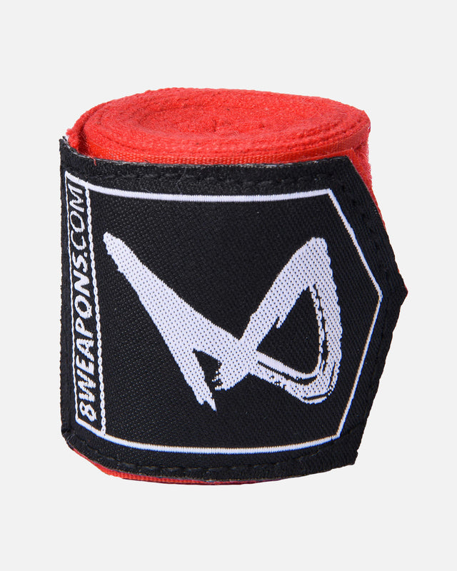 Ligaduras de boxe 8 WEAPONS – Vermelho