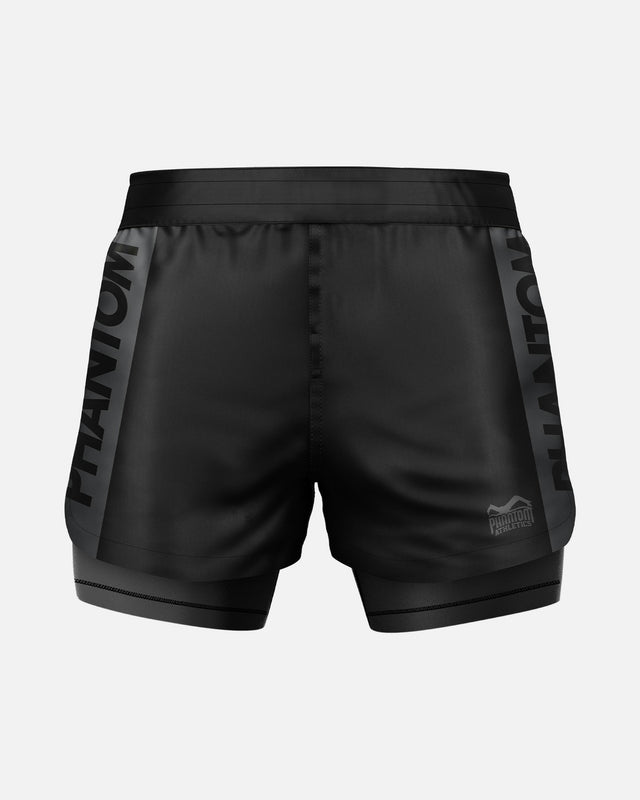 Phantom Athletics Compression Shorts Fusion 2in1 Apex – Black/Grey