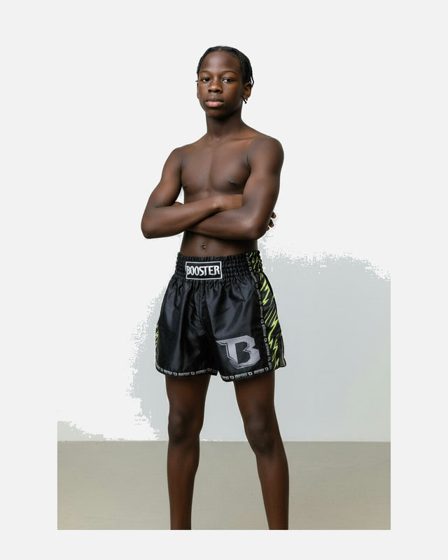 Booster Muay Thai-shorts Combat Series 5 Barn - Svart