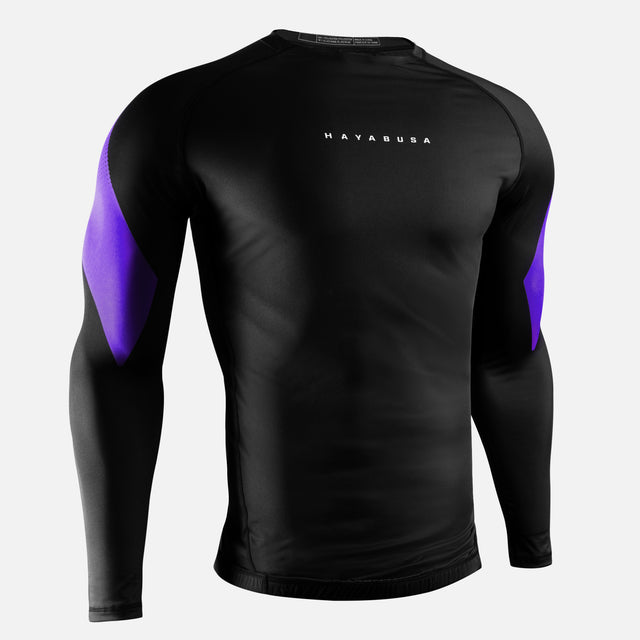 Hayabusa Rashguard Pro Ranked Lunghe Maniche - Viola