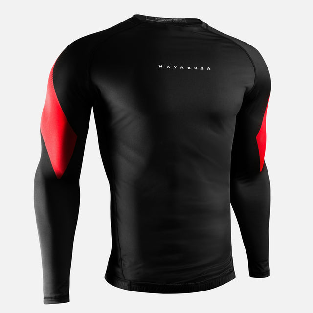 Rashguard Hayabusa Pro Ranked Mâneci Lungi – Negru
