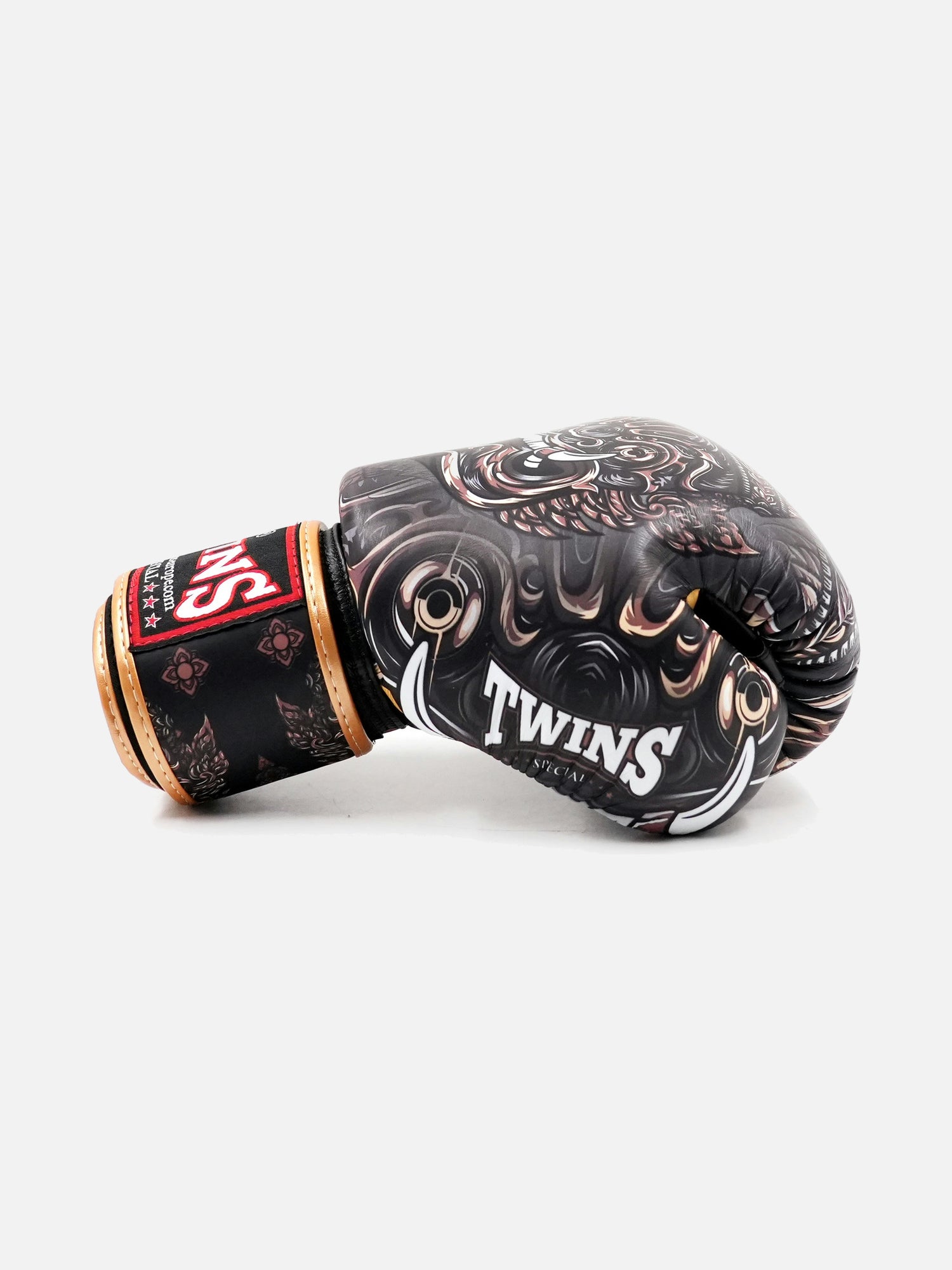 Luvas de boxe Twins FBGVL4 Yaktai – Preto