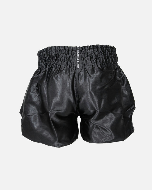 Booster Muay-Thai-Shorts Plain V2 – Schwarz
