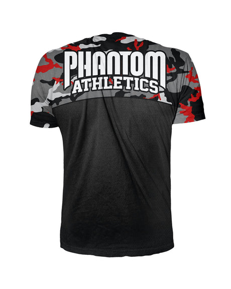 Phantom Athletics EVO Camo træningst-shirt – Rødt