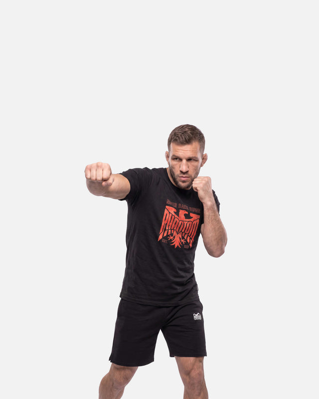 Triko Phantom Athletics Germany Never Back Down – Černé/Červené