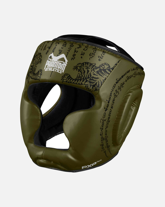 Casco da boxe Phantom Athletics Muay Thai – Bianco Gelo