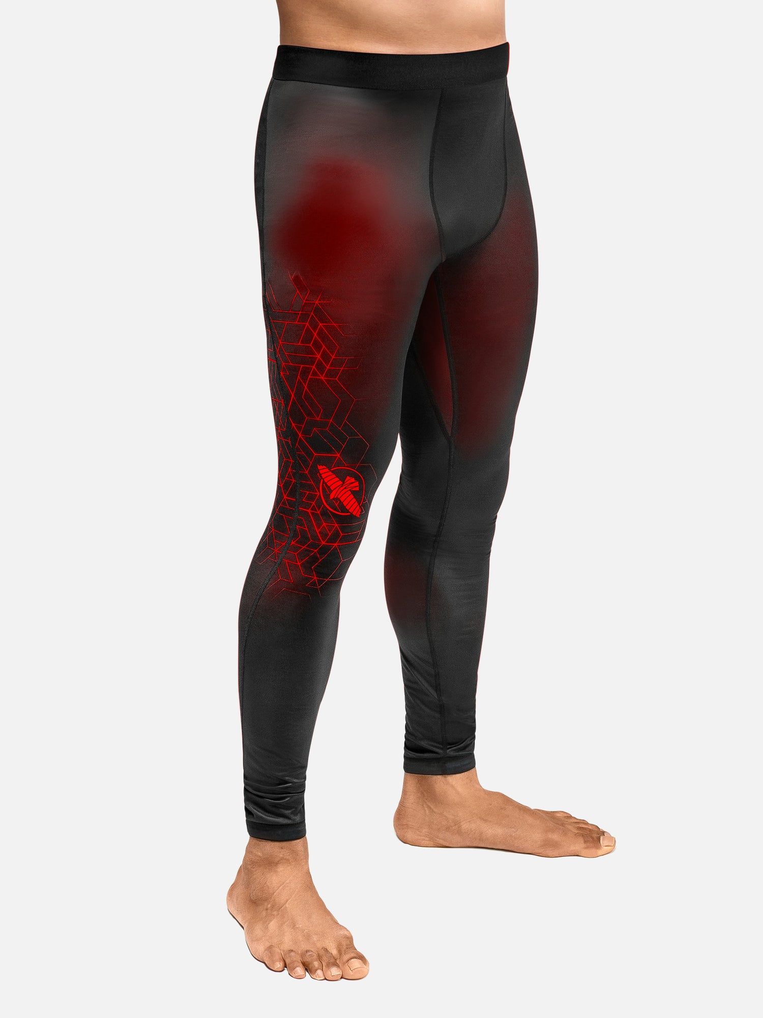 Pantaloncini a compressione Hayabusa Geo – Rosso