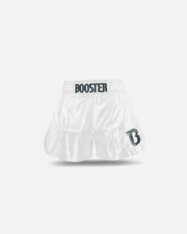 Shorts de Muay Thai Booster TBT Core – Blanc