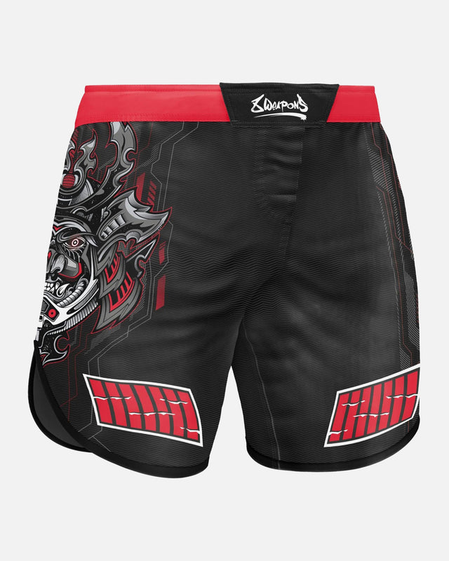 8 WEAPONS MMA-shorts Samurai 2.0 – Sort/Rød