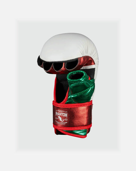 Phantom Athletics MMA Handschoenen Mexico - Wit/Groen/Rood