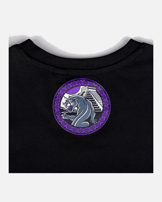 8 WEAPONS T-Shirt Beastial Panther - Sort/Lilla
