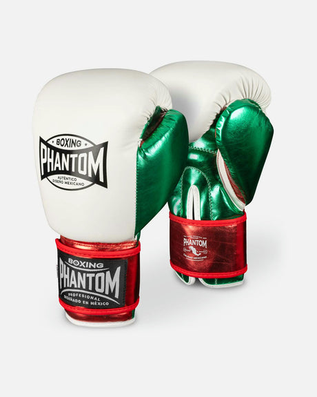 Guantes de boxeo Phantom Athletics Mexico – Blanco/Verde/Rojo