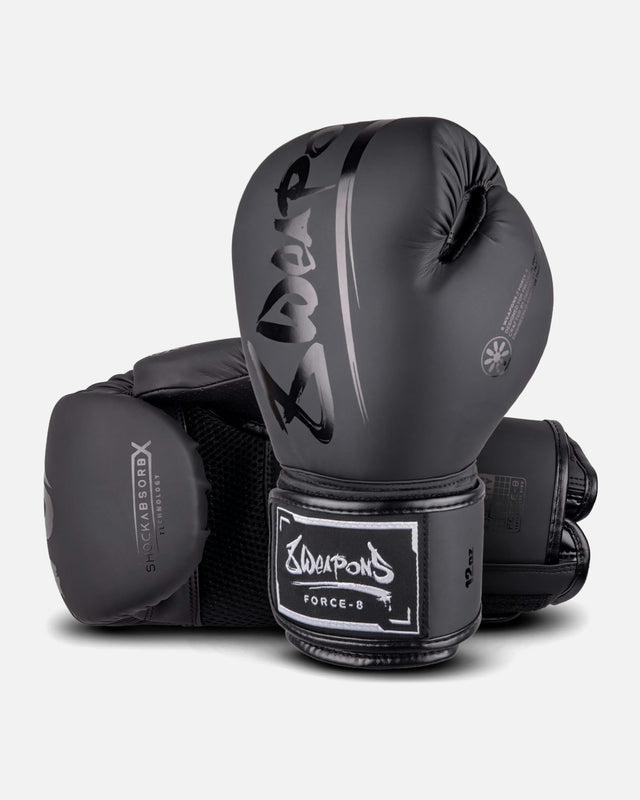 8 WEAPONS Boxhandschuhe Force 8 – Schwarz