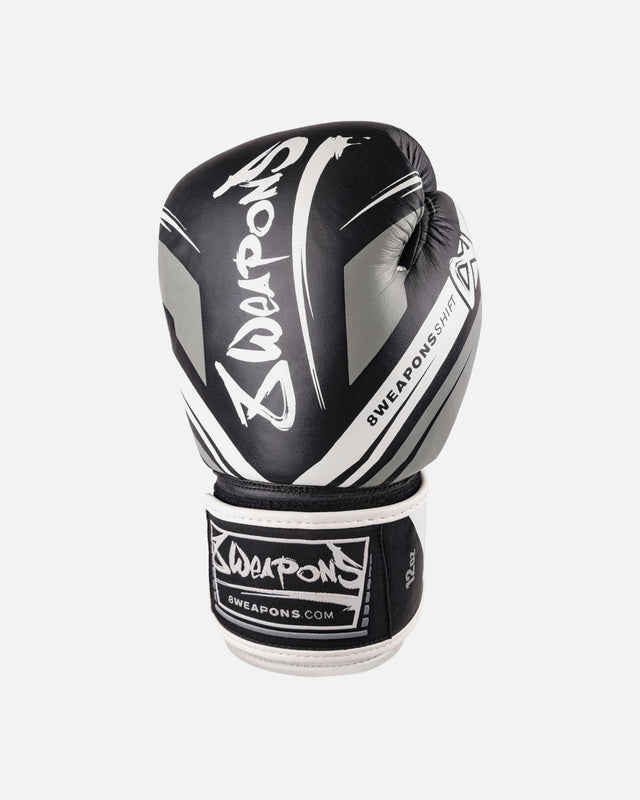 8 WEAPONS Boxhandschuhe Shift – Schwarz/Weiß
