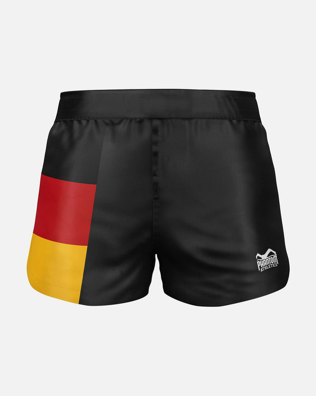 Phantom Athletics MMA-Shorts FUSION-R Germany – Schwarz/Rot/Gold