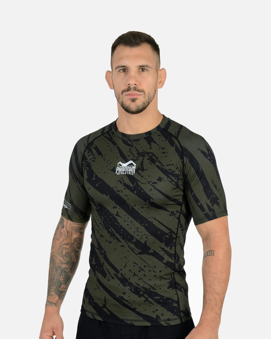 Rashguard Phantom Athletics EVO Camo Tiger – Verde