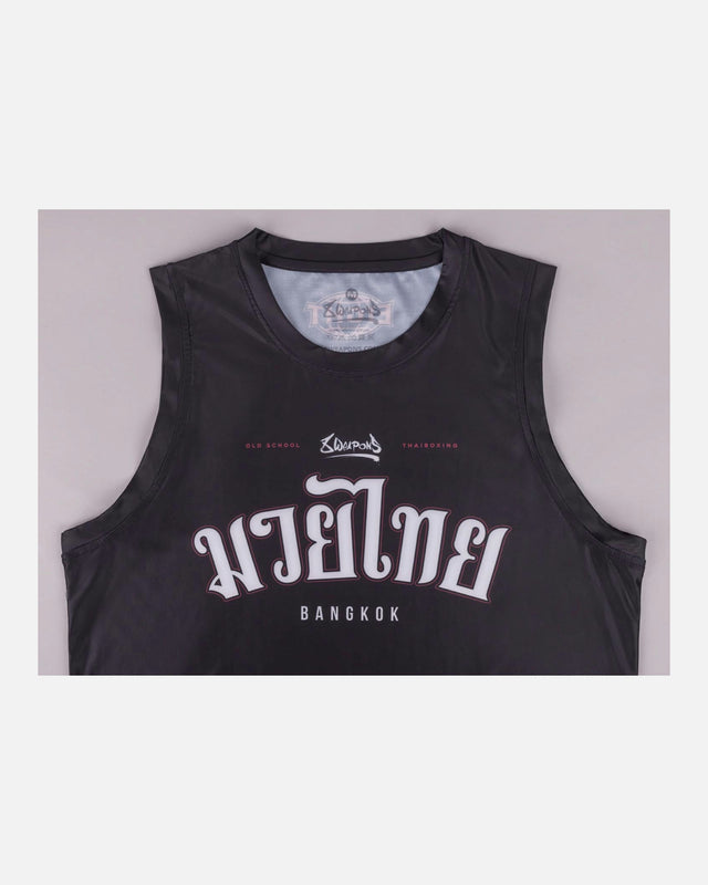 8 WEAPONS Tank Top Bangkok – Black/White