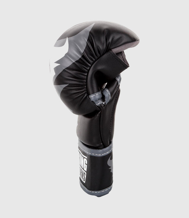 Luvas de MMA Ringhorns Charger Sparring – Preto/Cinzento/Branco