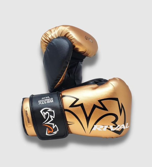 Luvas de boxe Rival RS11V Evolution – Ouro/Preto