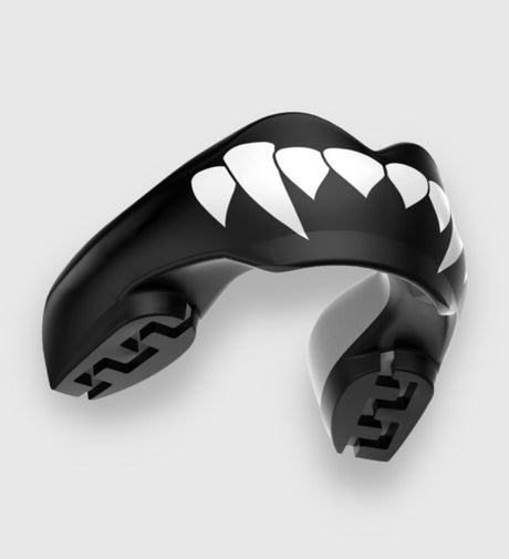 Protector bucal Safejawz para brackets Drácula – Negro/Blanco