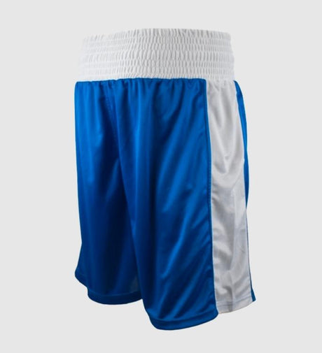 Shorts de boxe Super Pro Club – Bleu/Blanc