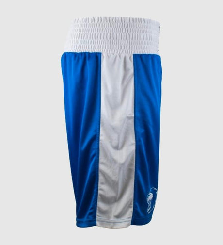 Shorts de boxe Super Pro Club – Bleu/Blanc