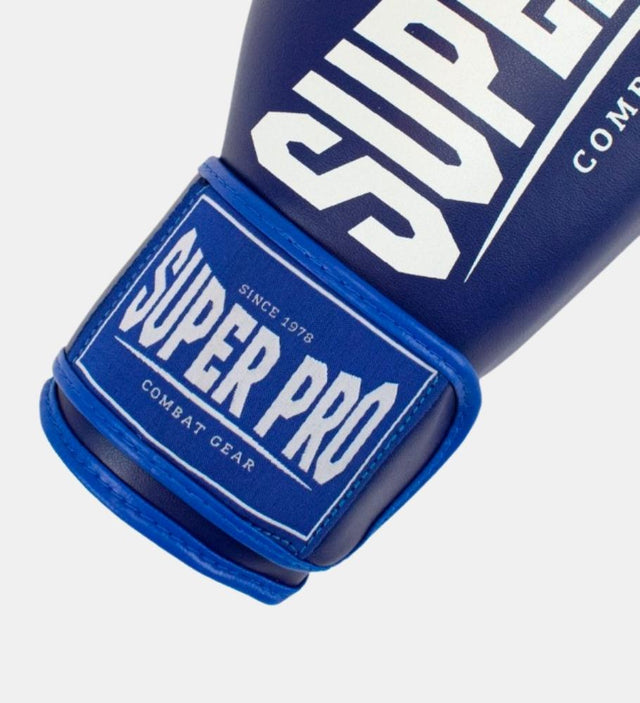 Super Pro Boxing gloves Champ – Blue/White – Boxing gloves