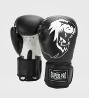 Super Pro Boxningshandskar Talent Kids - Svart/Vit - Boxningshandskar