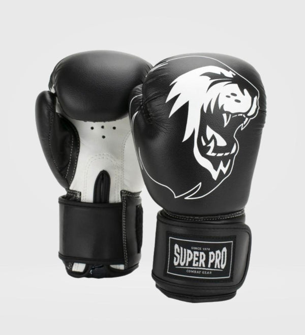 Dětské boxerské rukavice Super Pro Talent – Černé/Bílé