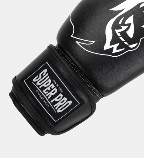 Gants de boxe Super Pro Talent Kids – Noir/Blanc – Gants de boxe