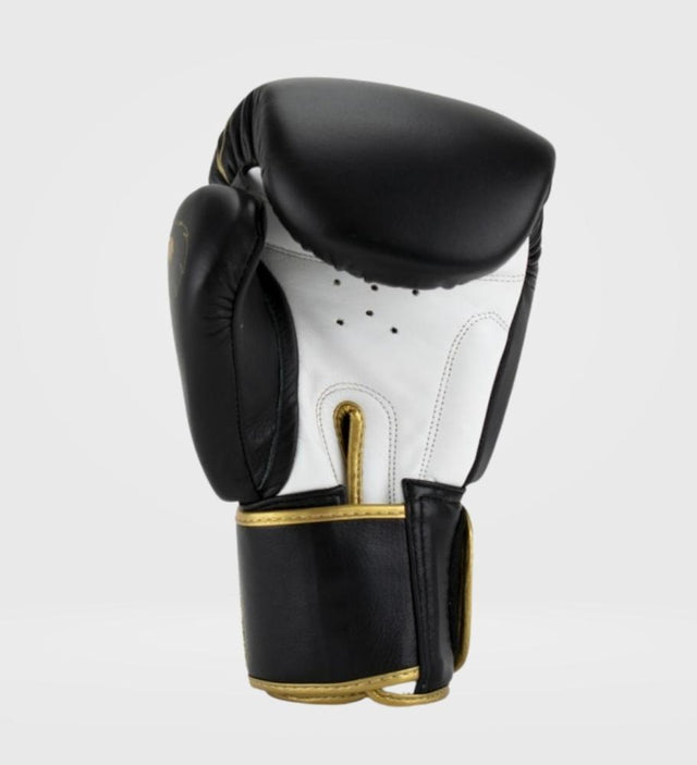 Super Pro Boxningshandskar Warrior – Svart/Guld/Vit – Boxningshandskar