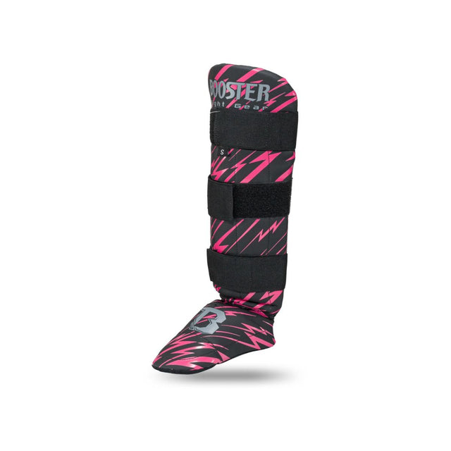 Booster Schienbeinschoner Combat Kinder – Schwarz/Rosa
