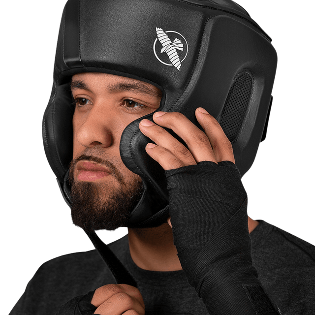 Hayabusa Kopfschutz T3 mit Wangenschutz – Schwarz