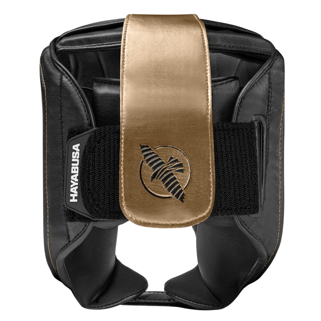 Hayabusa Hovedbeskytter T3 med kindbeskyttelse - Sort/Guld